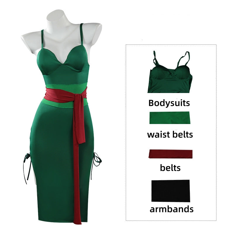 Rolecosplay One Piece Roronoa Zoro Female Halloween Cosplay Costume8