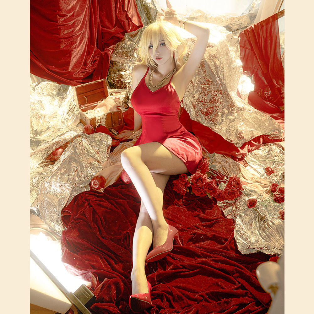 Rolecosplay Panty Red Outfit Panty & Stocking Cosplay Costume