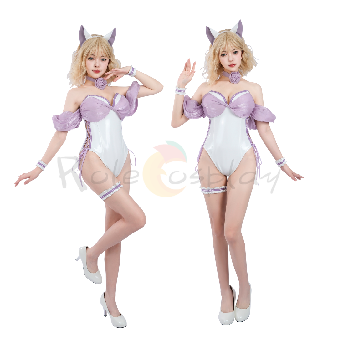 Rolecosplay Sexy Cosplay Bunny Girl Original design Costume– High Quality In Stock white bunny
