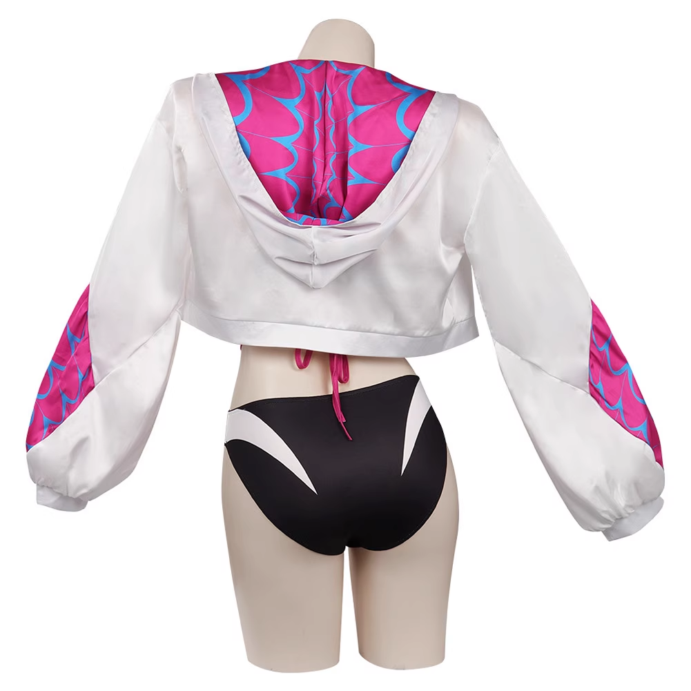 Rolecosplay Spider Gwen Bikini Cosplay Swimwear Set