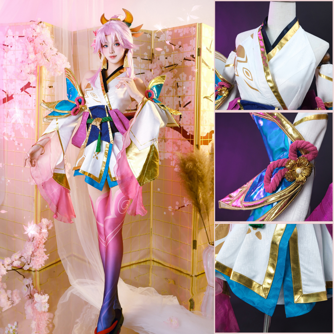 Rolecosplay Spirit Blossom Lux Cosplay Costume LOL Outfit