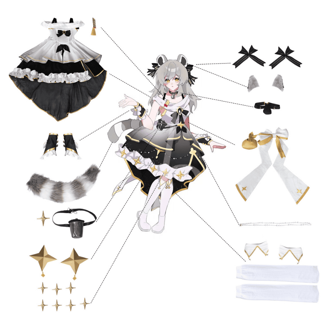 Rolecosplay Stelle Cosplay Costume Honkai Star Rail Fan Outfit