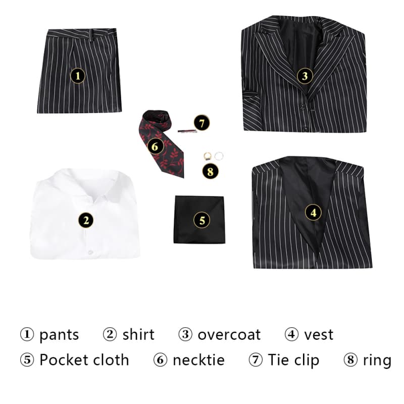 Rolecosplay Wednesday 2 Gomez Addams Cosplay Costume12