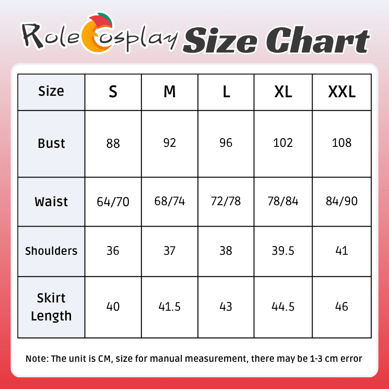 Rolecosplay Wuthering Waves Chisa Cosplay Costume size
