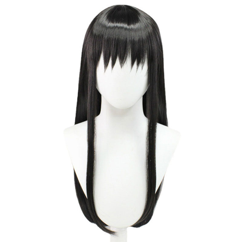 Puella Magi Madoka Magica Akemi Homura Black Long Cosplay Wigs