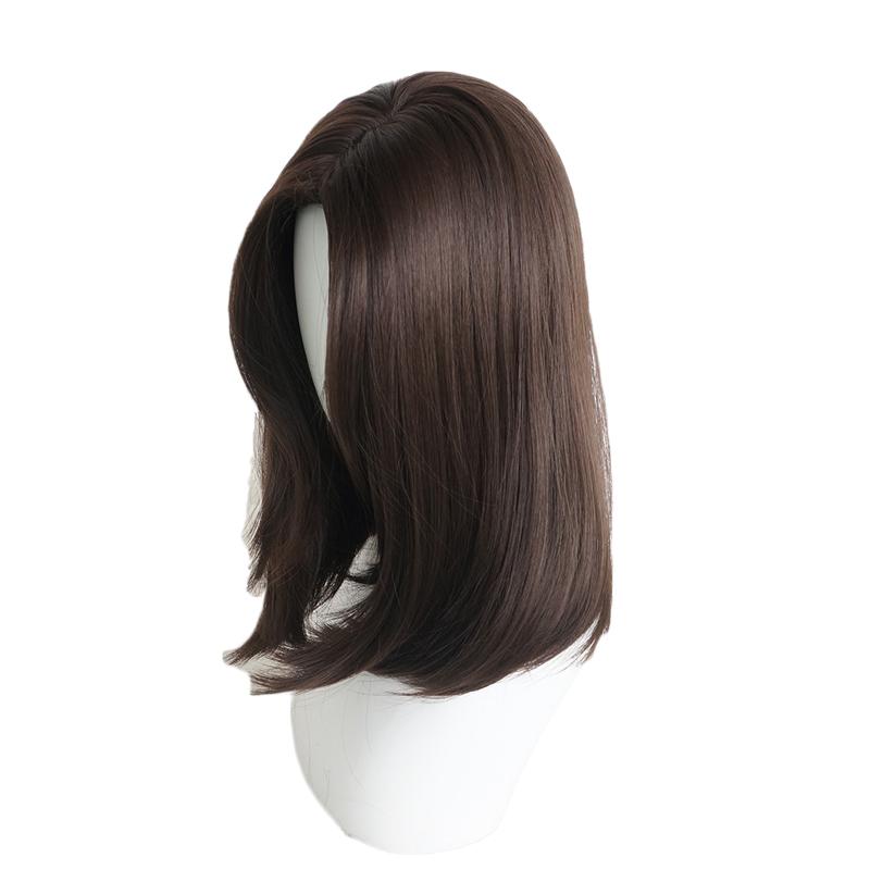 Alita Battle Angel Alita Short Brown Wig Cosplay Wigs