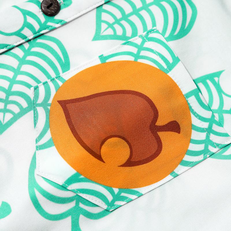 Animal Crossing Tom Nook Shirt T-shirt Cat Costume Hood Cosplay Costume