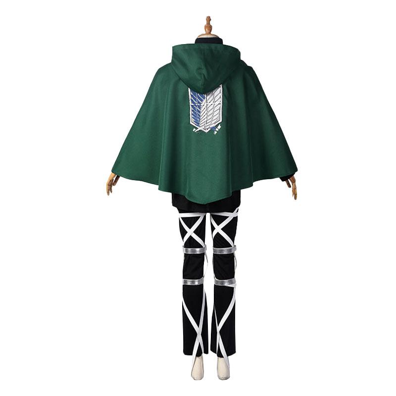 Anime Attack on Titan Season 4 Eren Scout Regiment Uniform Cosplay Costume
