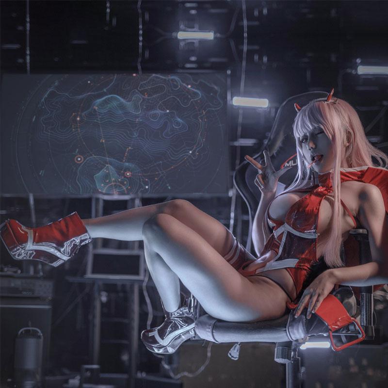 Anime DARLING in the FRANXX 02 Cosplay Costume