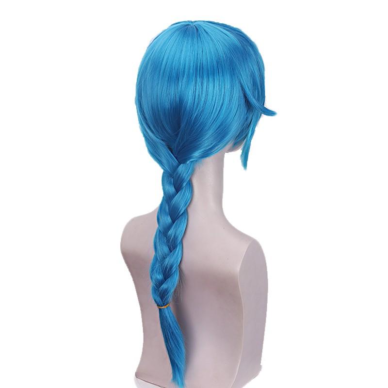 Anime LOL Arcane Jinx Teenager Blue Cosplay Wigs