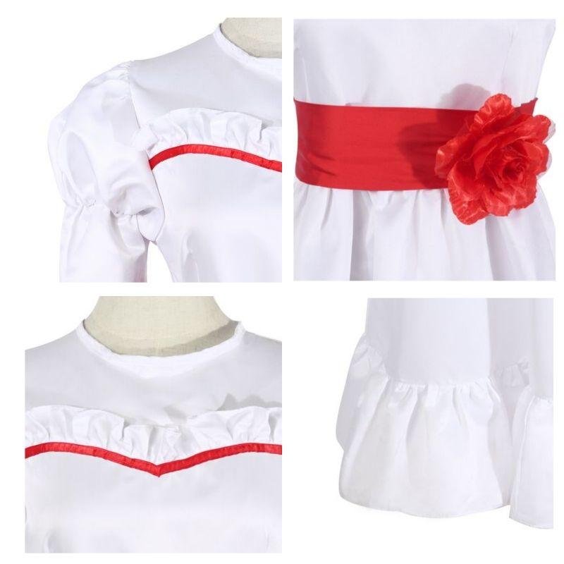 Movie Annabelle Cosplay Halloween Party Fancy Dress For Girls Kids