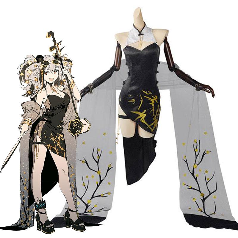 Arknights Ambience Synesthesia FEatet Cheongsam Cosplay Costume