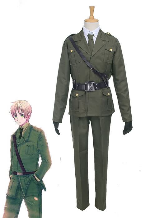 Axis Powers APH British Arthur Uniforms Cosplay Costume