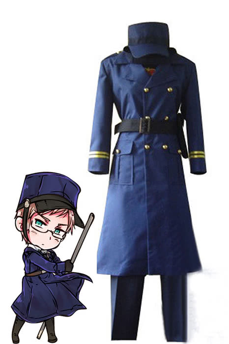 Axis Powers Hetalia Sweden Military Outfits Cosplay Costumes