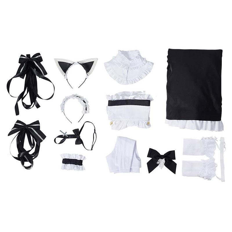 Azur Lane KMS August von Parseval Maid Cosplay Costume
