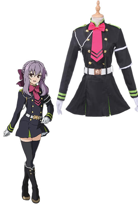 Seraph of the End Hiiragi Shinoa Cosplay Costumes