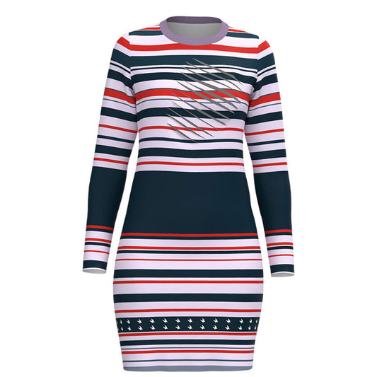 Beetlejuice 2 Astrid Lydia Deetz Cosplay Striped Halloween Dress