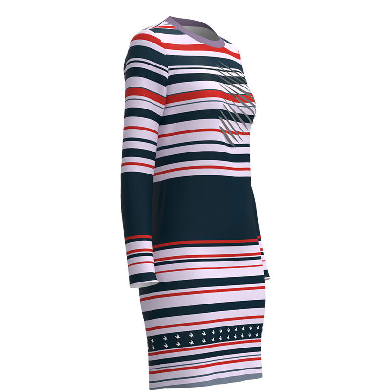 Beetlejuice 2 Astrid Lydia Deetz Cosplay Striped Halloween Dress