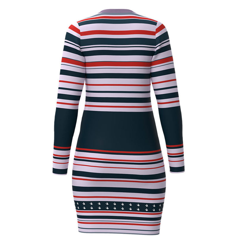 Beetlejuice 2 Astrid Lydia Deetz Cosplay Striped Halloween Dress