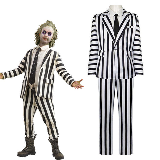 Beetlejuice 2 Beetlejuice Cosplay Costume Halloween Costume