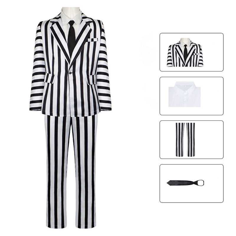 Beetlejuice 2 Beetlejuice Cosplay Costume Halloween Costume