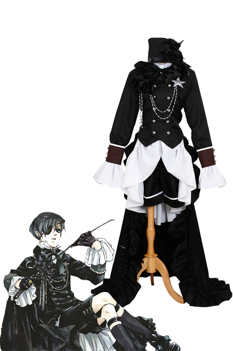 Black Butler Ciel Phantomhive Cosplay Costume Classical uniform in party