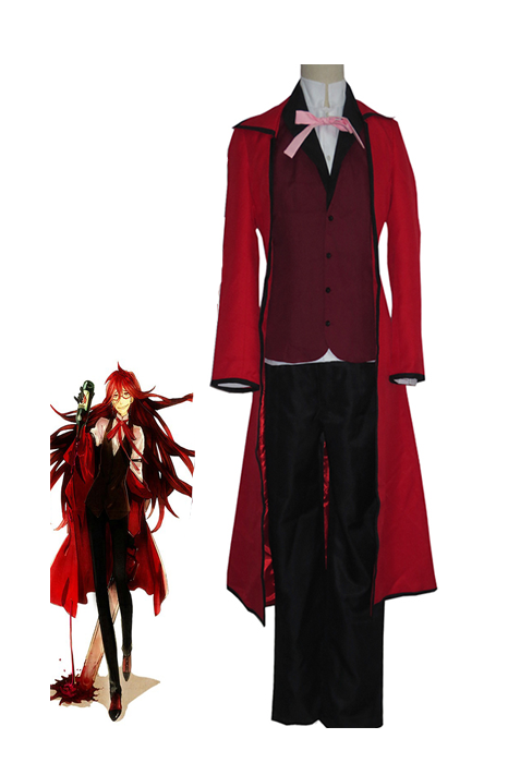 Black Butler Death Scythe Grell Sutcliff Cosplay Costume