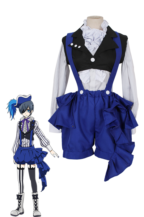 Black Butler Kuroshitsuji Ciel Phantomhive Boy Lolita Cosplay Costume Cool