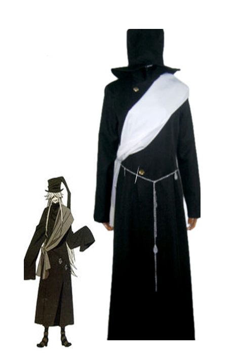 Black Butler Kuroshitsuji Grim Reapers Undertaker Uniform Cosplay Costume