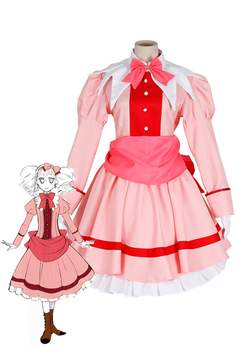 Black ButlerⅡ Kuroshitsuji Elizabeth·Midford Liz Orange Lolita Long Dress Cosplay Costume