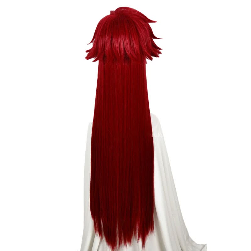 Black Butler Death Scythe Grell Sutcliff Red Long Cosplay Wig