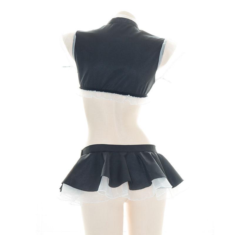Black Cute Maid Underwear Cosplay Costume