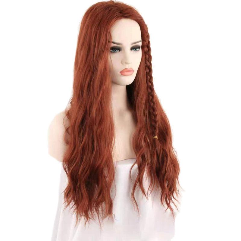 Black Widow Natasha Romanoff Zentai Orange Brown Cosplay Wigs