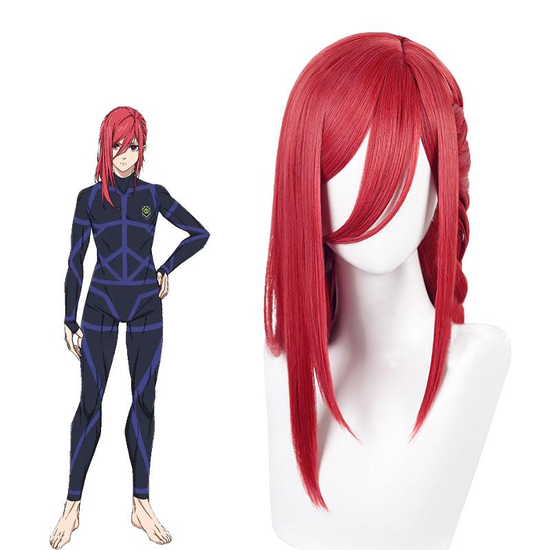 Blue Lock Chigiri Hyoma Red Cosplay Wigs