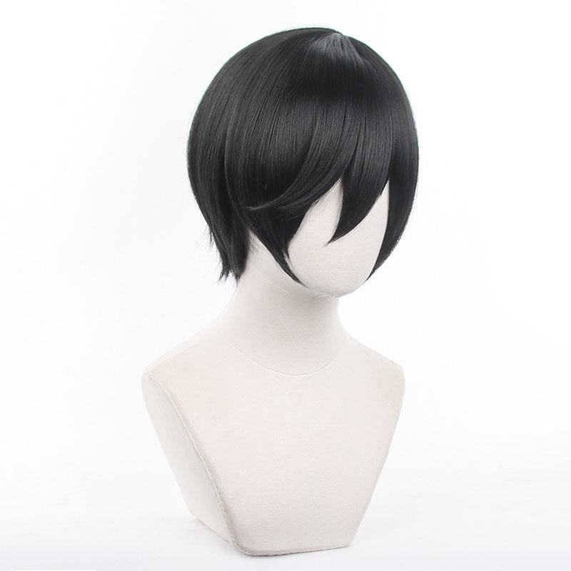 Blue Lock Itoshi Rin Short Black Cosplay Wigs