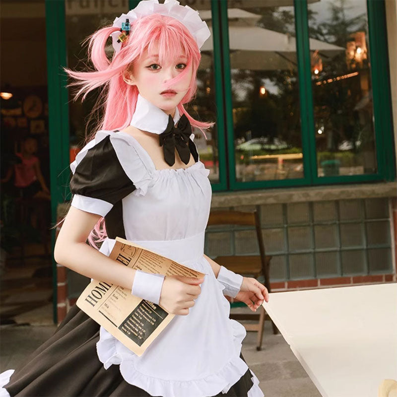 Bocchi the Rock Gotoh Hitori Maid Cosplay Costume