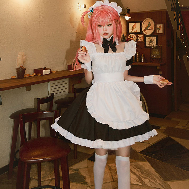 Bocchi the Rock Gotoh Hitori Maid Cosplay Costume