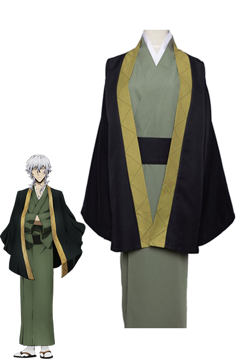 Bungou Stray Dogs Yukichi Fukuzawa Anime Cosplay Costumes Unisex Bathrobes Kimonos