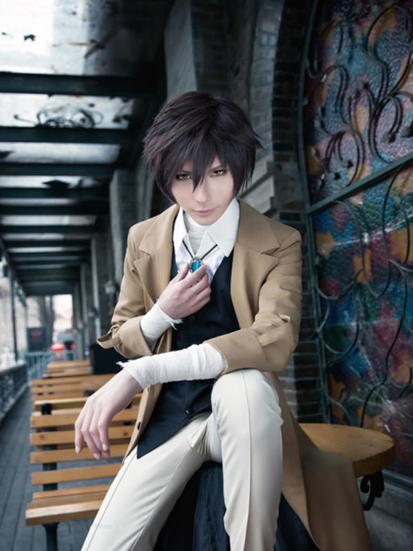Bungou Stray Dogs Osamu Dazai Anime Detective Cosplay Costumes
