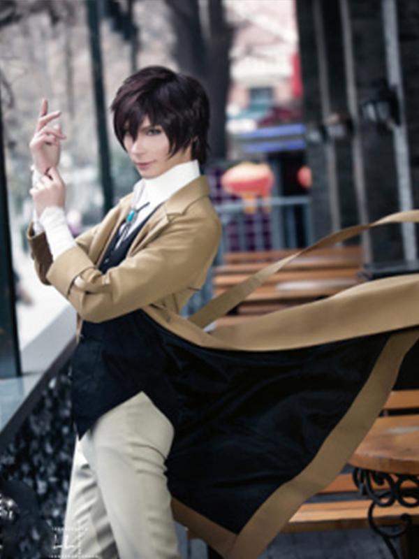 Bungou Stray Dogs Osamu Dazai Anime Detective Cosplay Costumes