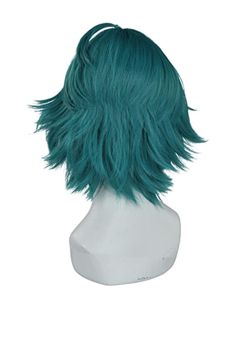 King of Glory Zhuang Zhou Short Green Cool Game Cosplay Wigs