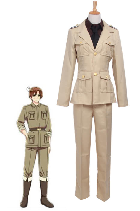 Axis Powers Hetalia Feliciano Vargas Italy Uniform Cosplay Costume
