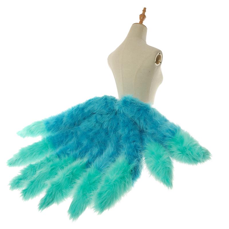 LOL Spirit Blossom Ahri Gradient Tail Cosplay