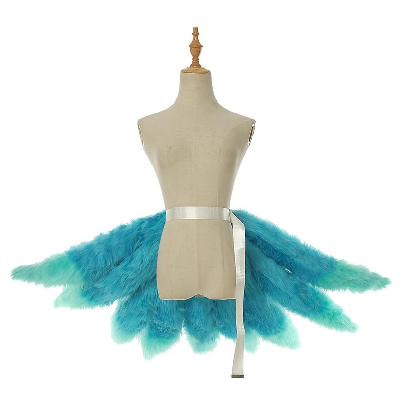 LOL Spirit Blossom Ahri Gradient Tail Cosplay