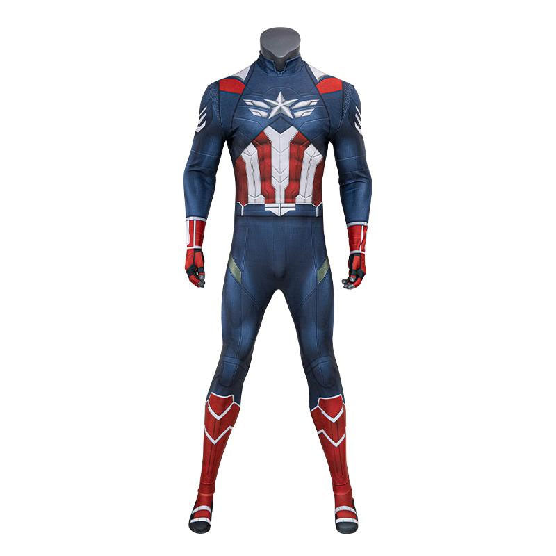 Captain America Falcon Sam Wilson Cosplay Costume
