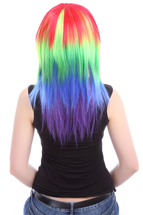 50cm Medium Cosplay Wig Rainbow My Little Pony Friendship Is Magic Party Hair