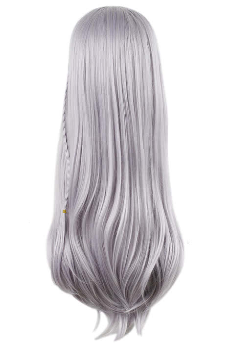 65cm Danganronpa Kirigiri Kyoko Silver Blue Purple Cosplay Wig