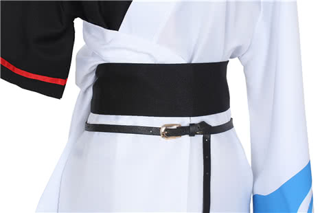 Gintama Sakata Silver Black And White Suit Animation Cosplay Costume