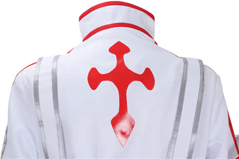 Sword Art Online Kirito Knights of the Blood White Cosplay Costume
