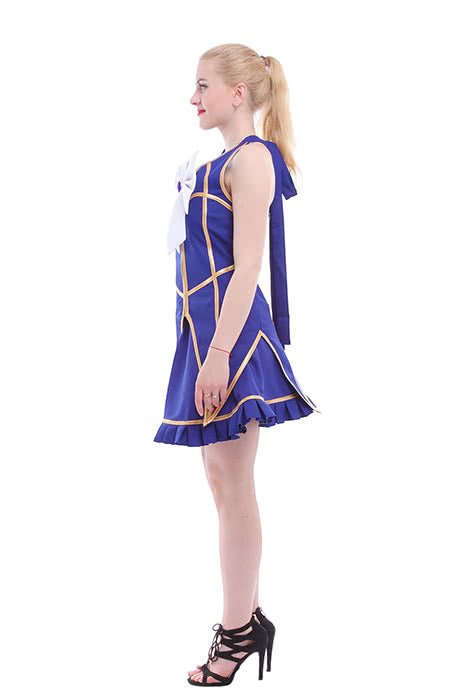 HOLRAN Fairy Tail Lucy Heartfilia Default Uniform Cosplay Costume Party Dress
